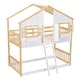 preview thumbnail 3 of 12, Twin over Twin House Bunk Bed