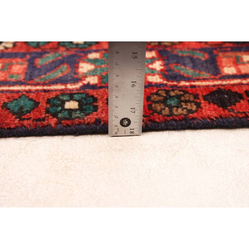 ECARPETGALLERY Hand-knotted Anadol Dark Navy Wool Rug - 3'4 x 9'7