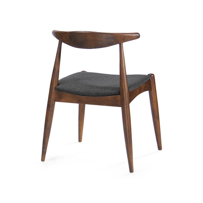Francie Mid-Century Modern Dining Chairs (Set of 2) by Christopher Knight Home - 20.50" W x 20.25" L x 29.75" H