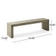preview thumbnail 9 of 11, Pannell Farmhouse Acacia Wood Dining Bench by Christopher Knight Home