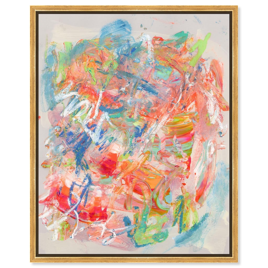 Swirling Hues II Canvas by Art Remedy