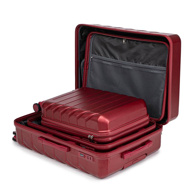 Three pcs/set in ABS Spinner Wheel Luggage