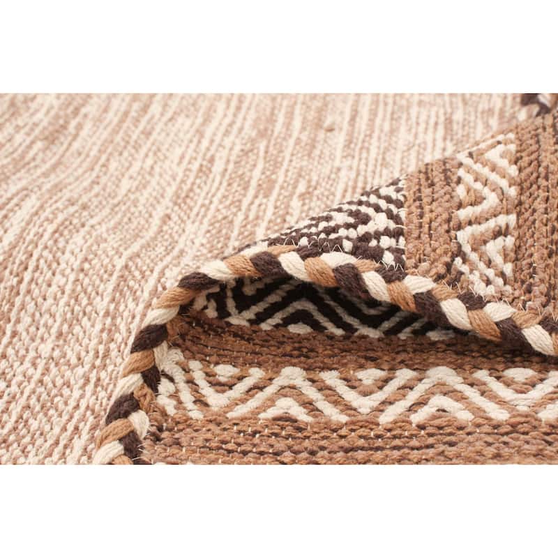 ECARPETGALLERY Arizona Flat-weave Wool Kilim Area Rug