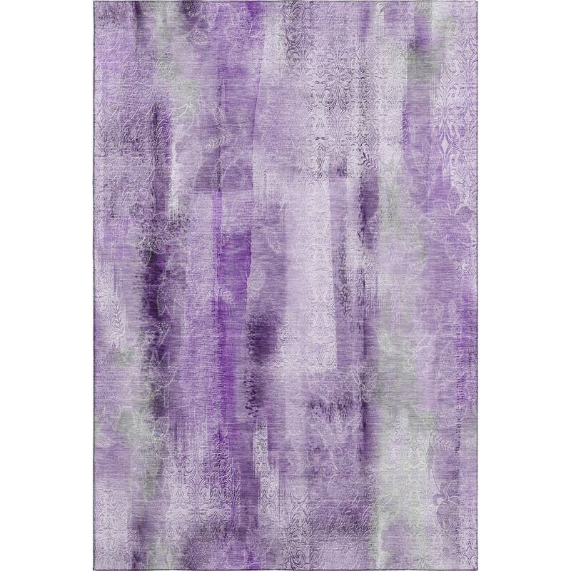 Premium Washable Super Soft Abstract Imprints Mayfield Rug