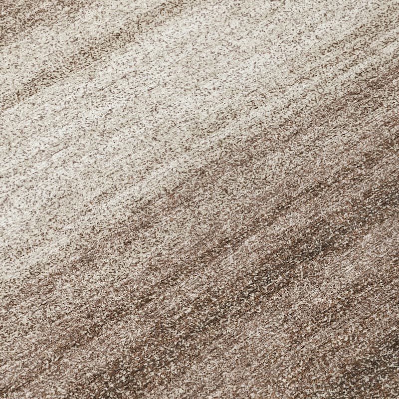 Machine Washable Indoor/ Outdoor Ombre Stripe Chantille Rug