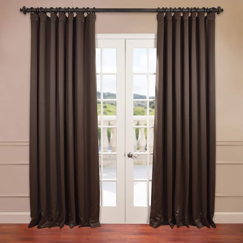 Exclusive Fabrics Extra Wide 96-Inch Room Darkening Curtain (1 Panel)