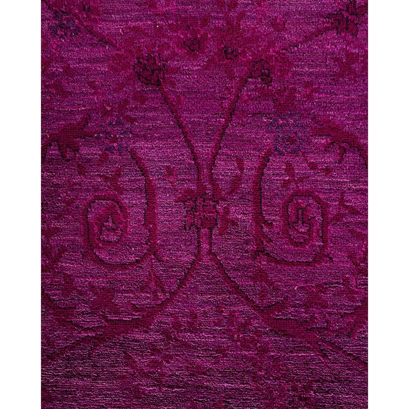 Vibrance, One-of-a-Kind Hand-Knotted Area Rug - Red, 9' 0" x 11' 8" - 9' 0" x 11' 8"