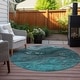 preview thumbnail 76 of 84, Machine Washable Indoor/ Outdoor Chantille Modern Abstract Rug