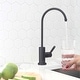 preview thumbnail 1 of 9, STYLISH Kitchen Sink Drinking Water Faucet, Commercial Water Filtration Faucet, Stainless Steel, Contemporary Style High-Spout Matte Black