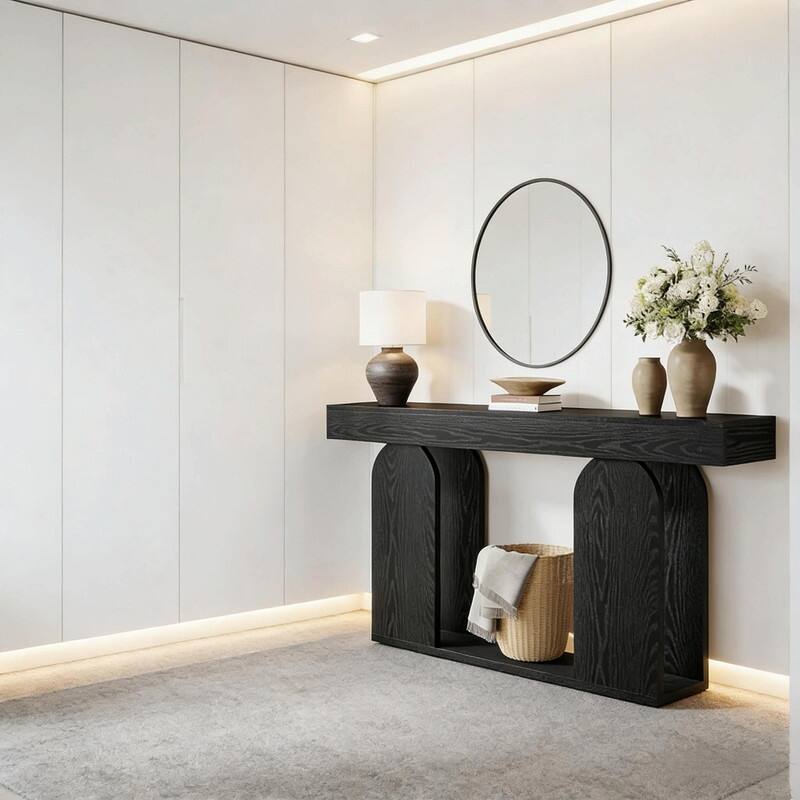 Practical Minimalist Console and Hallway Table