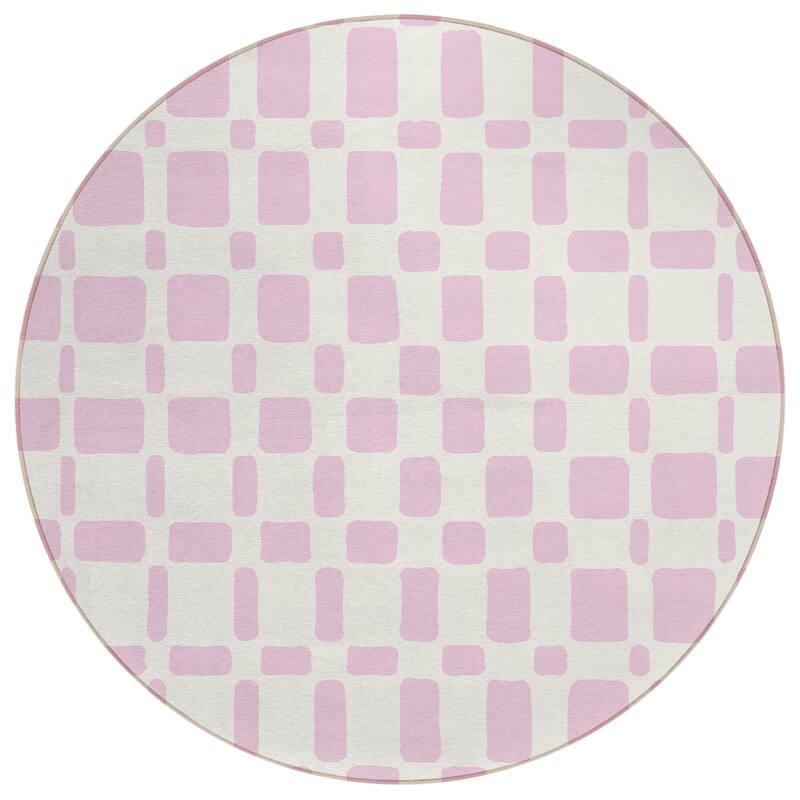 Machine Washable Indoor/ Outdoor Chantille Geo Contemporary Rug