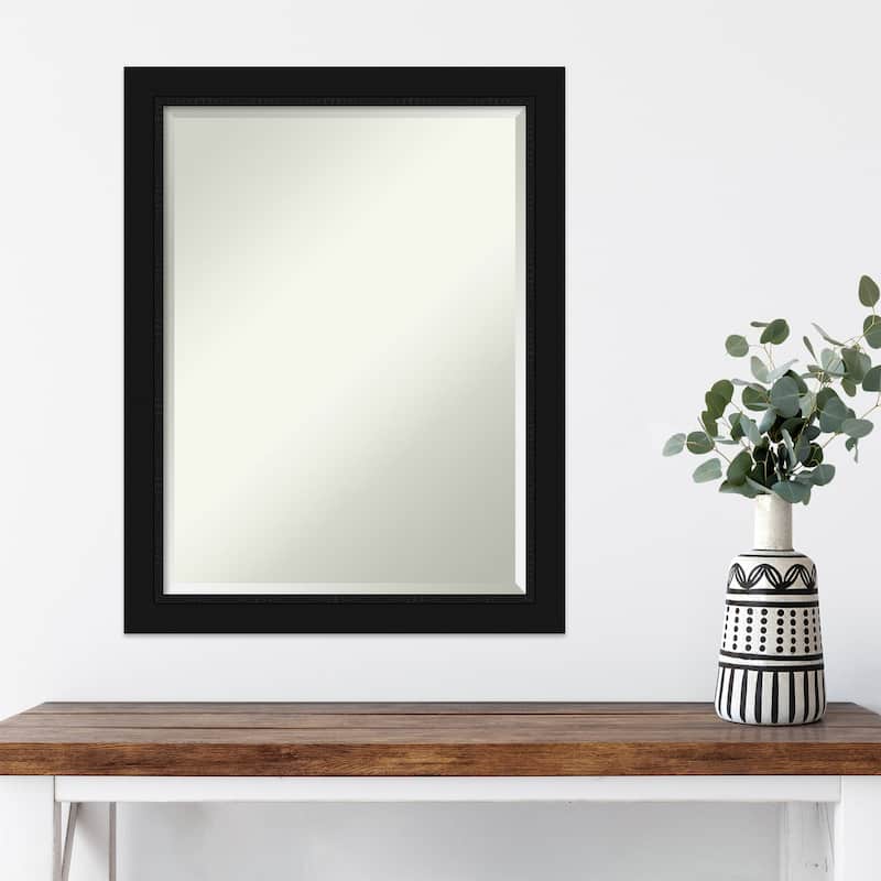 Beveled Wall Mirror - Avon Black Frame - Avon Black