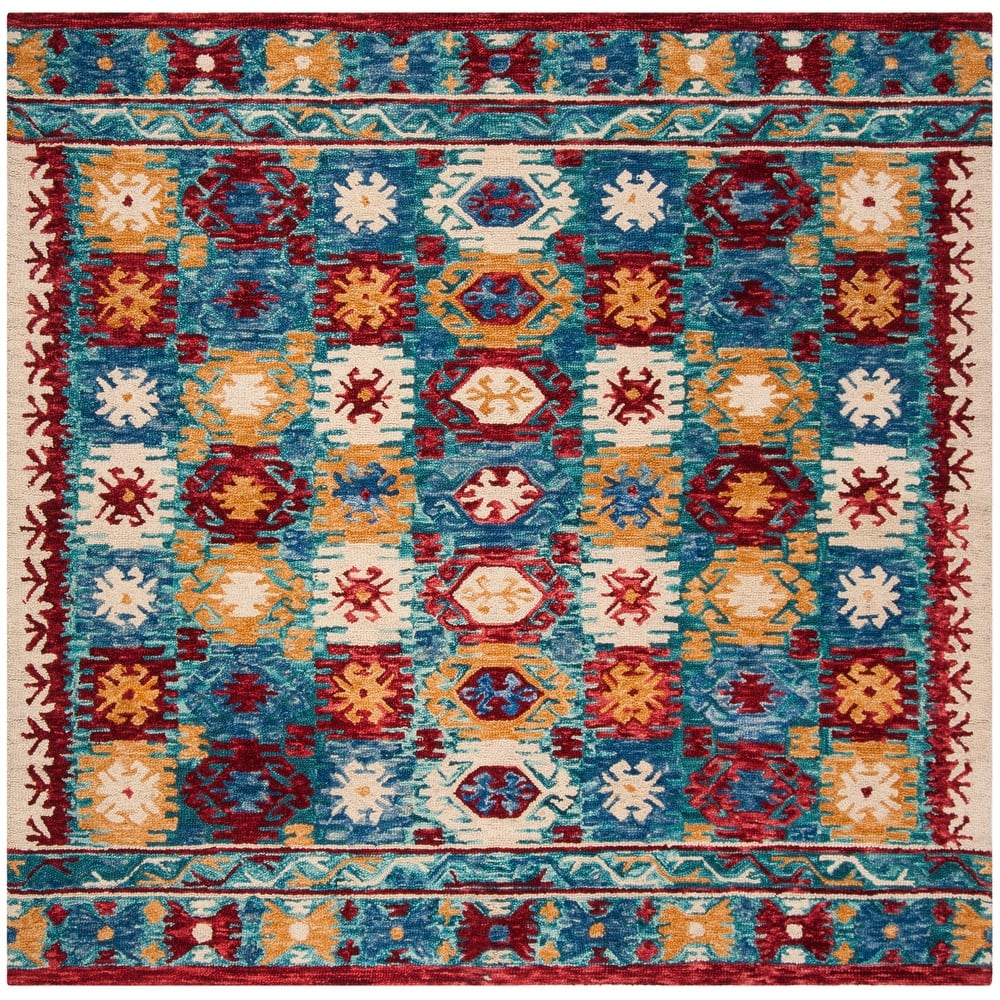 SAFAVIEH Handmade Aspen Cecilija Boho Tribal Wool Rug