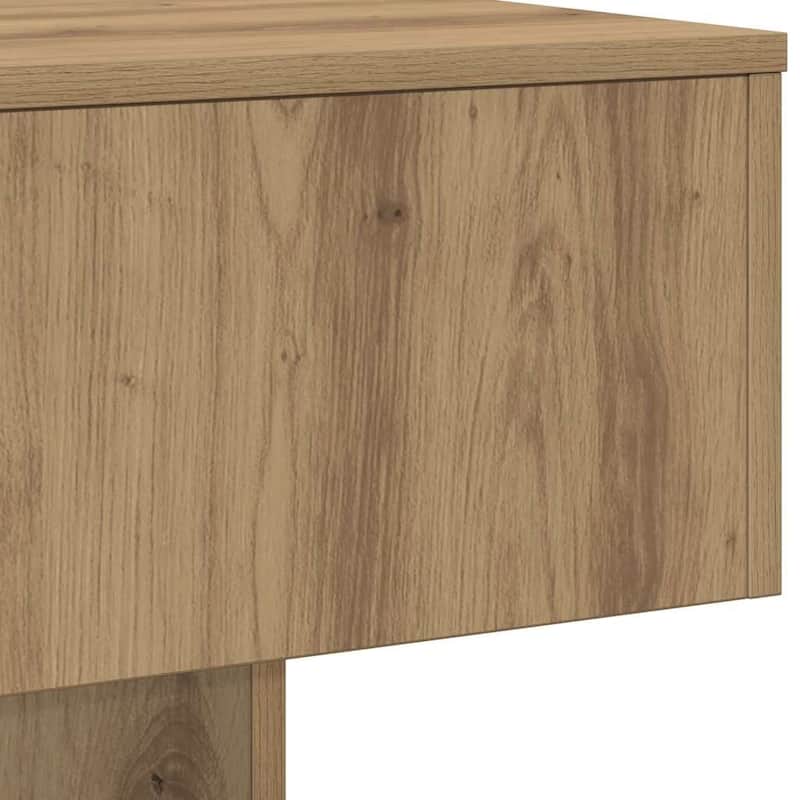 vidaXL Coffee Table Artisan Oak Engineered Wood Regular Coffee Table - 23.6 x 23.6 x 12.4