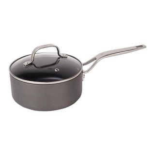 1.8L 18cm (2 Quart, 7 Inch) Hard Anodized Nonstick Induction Saucepan With Lid