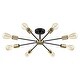 preview thumbnail 69 of 71, Modern Vintage Glam Metal Sputnik Semi - Flush Mount Ceiling Light