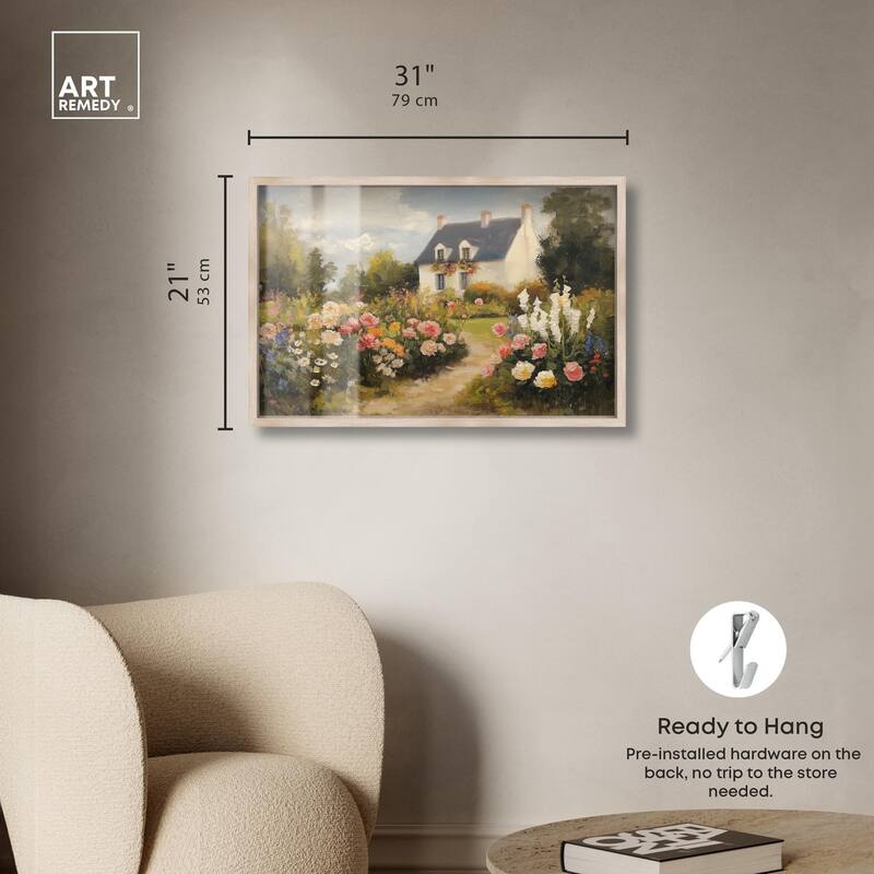 Floral Welcome Shadowbox by Art Remedy