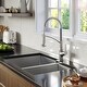 preview thumbnail 6 of 7, Karran Elite Undermount Stainless Steel 33 in. 16-Gauge Double Bowl 60/40 Kitchen Sink Kit