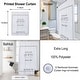 preview thumbnail 4 of 12, Polyester Shower Curtain - 79x71 inches - Writing Design