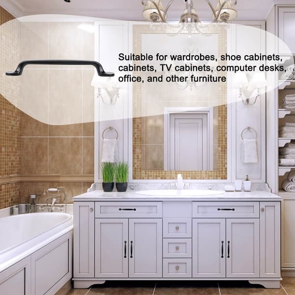 Shop Cabinet Handles Drawer Pulls 5 Hole Center For Furniture
