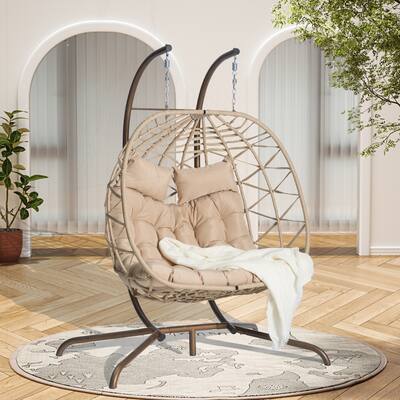 Outdoor Hanging Chair with Durable Materials and Comfortable Cushion