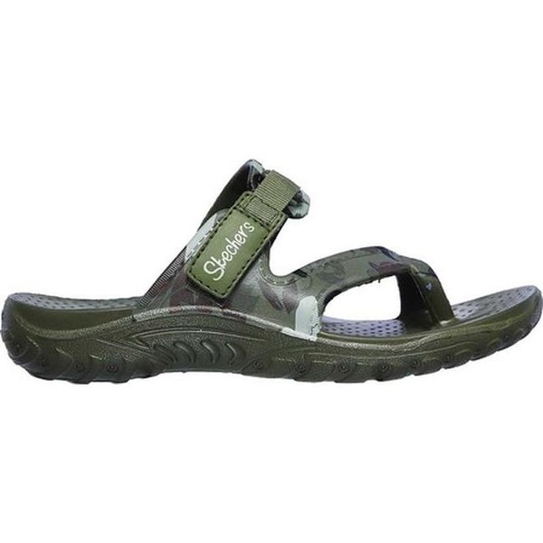skechers sandals olive