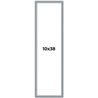 10x38 Frame Rustic Sky Blue Solid Wood Picture Frame | 0.75 Inch