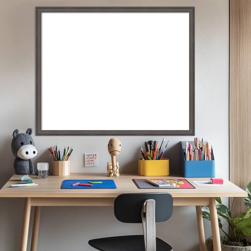 Amanti Art Florence Gold Framed Dry Erase Magnetic Board