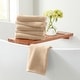 preview thumbnail 80 of 184, 100% Cotton Acacia Collection Ultra Absorbant Popcorn Bath Towels Hand Towel (Pack of 6) - Taupe