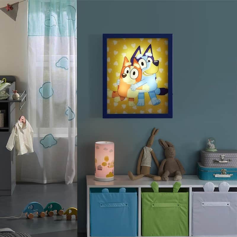 Bluey and Bingo LED Dual Wall Art