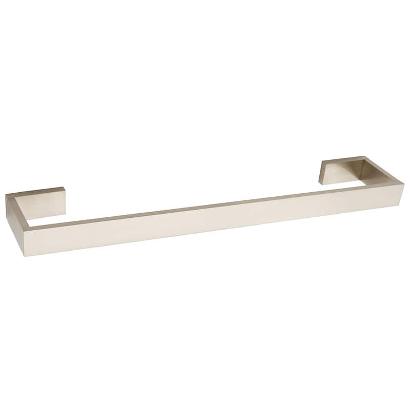 Alno A6420-12 Linear 12" Wide Solid Metal Modern Bathroom Towel Rod - Polished Nickel