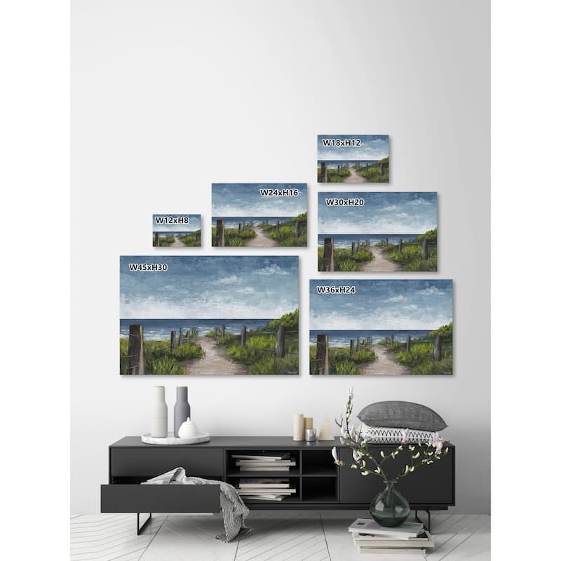 'Ocean Lover' Painting Print on Wrapped Canvas