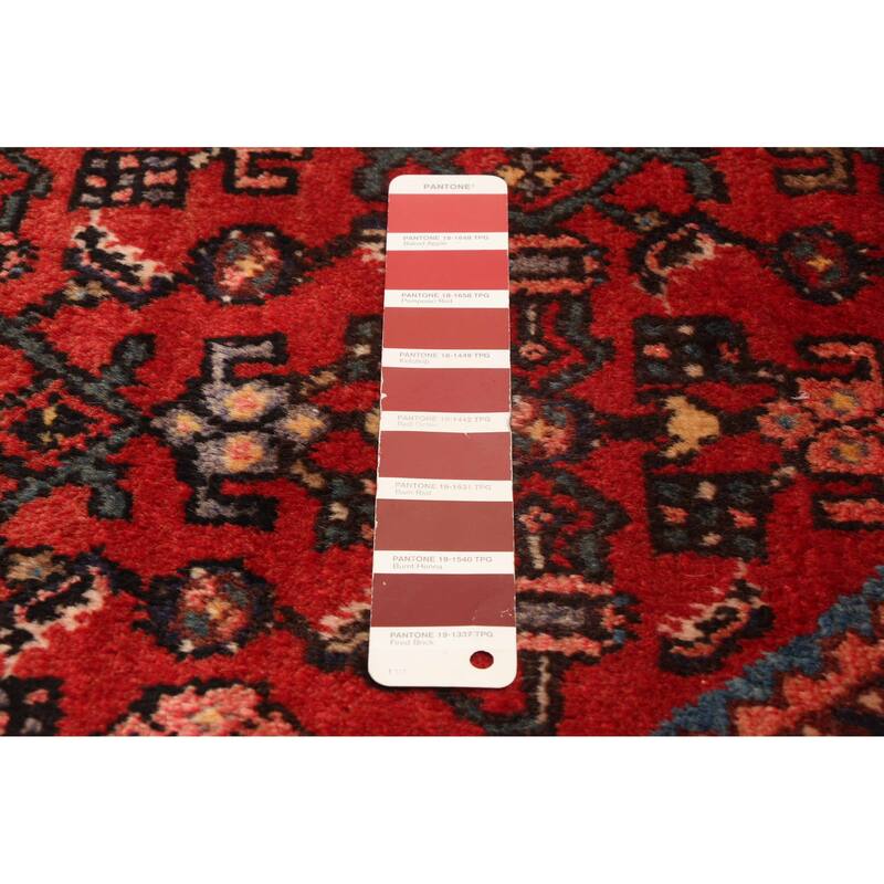 ECARPETGALLERY Hand-knotted Andelz Red Wool Rug - 3'11 x 10'1