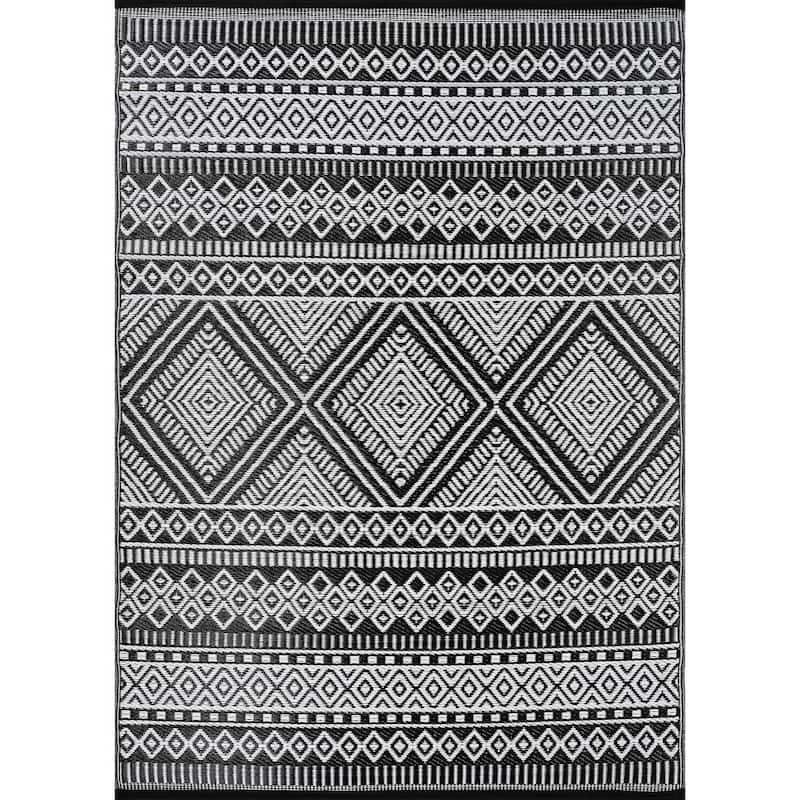 Beverly Rug Reversible Mats Plastic Outdoor Rug for Camping, Patio, Backyard, RV, Picnic, Deck