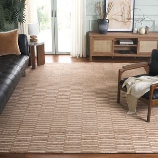 SAFAVIEH Hand-Tufted Ebony Eiliv Modern & Contemporary Wool Rug
