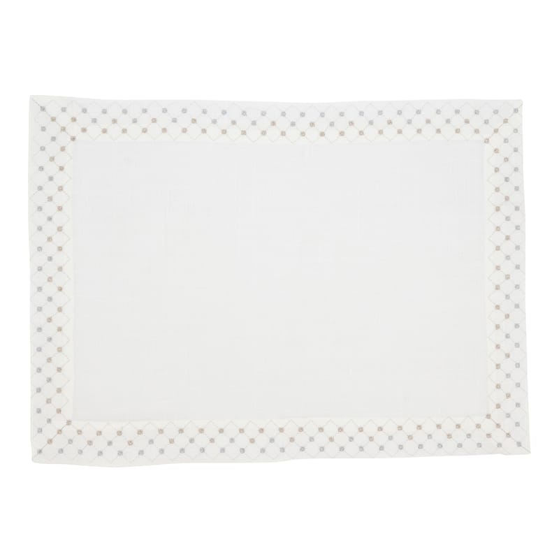 Polished Patterns Metallic Lattice Placemat (Set of 4) - Set of 4
