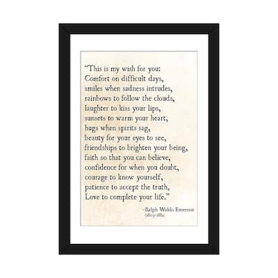 iCanvas "My Wish For You" by Debbra Obertanec