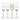 Fitz and Floyd Set of 4 Organic Band Flute Glasses, 8 Oz - 8-oz
