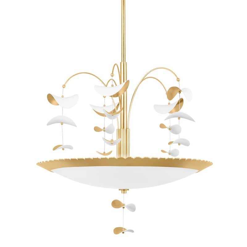 Hudson Valley Paavo 6 Light Chandelier - White
