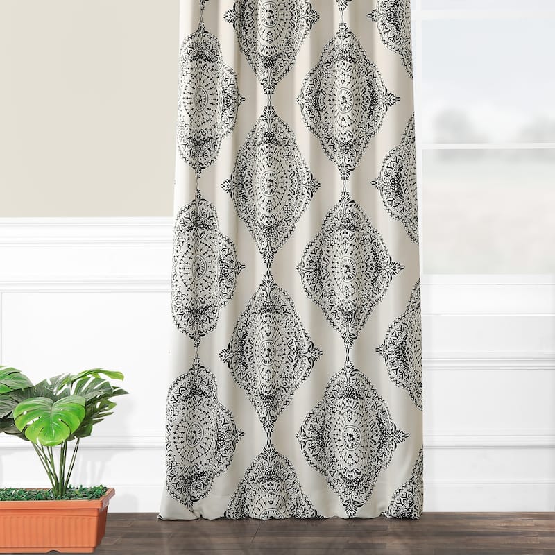 Exclusive Fabrics Henna Room Darkening Curtain Pair (2 Panels)