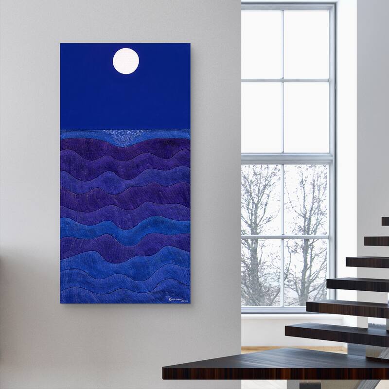 Full Moonscape by Synthia SAINT JAMES Canvas Art Print