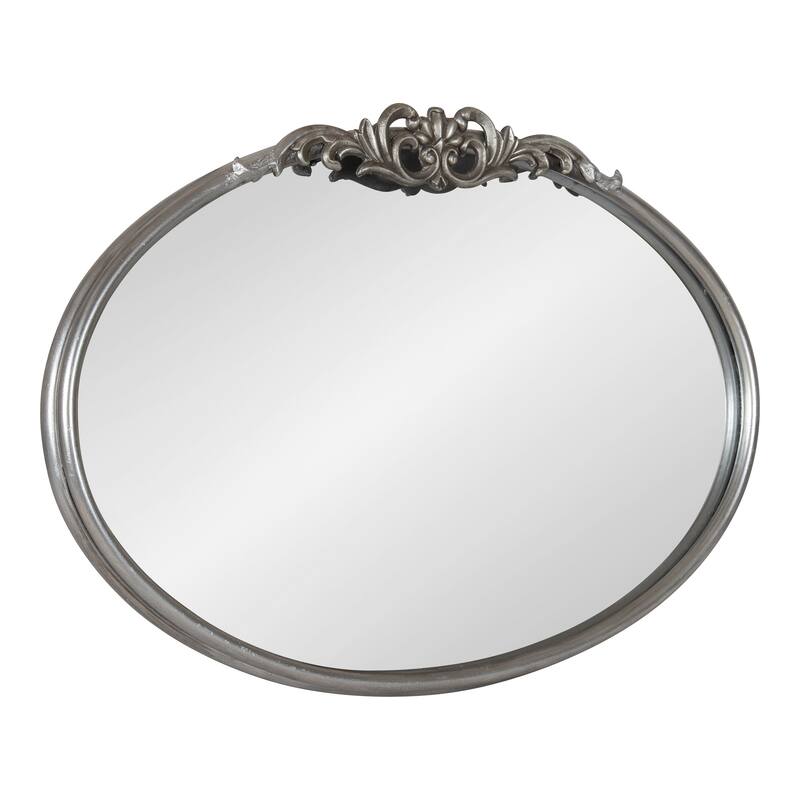 Kate and Laurel Arendahl Glam Ornate Mirror - 27x18.75 - Silver