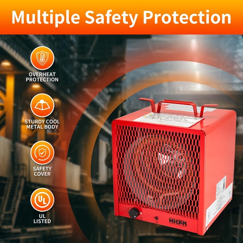 Thermostat controlled space sales heater