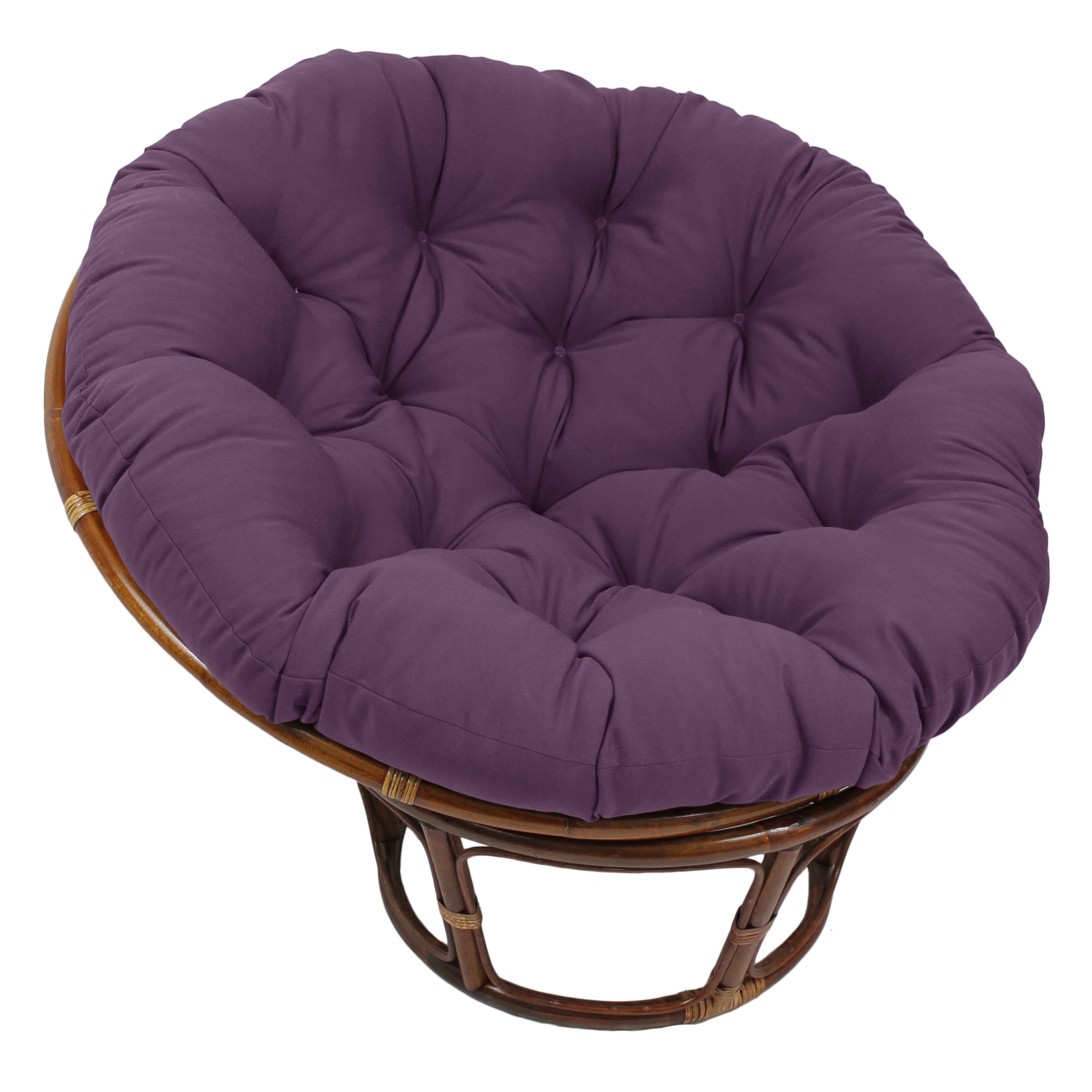 Blazing needles solid twill papasan chair cushion new arrivals