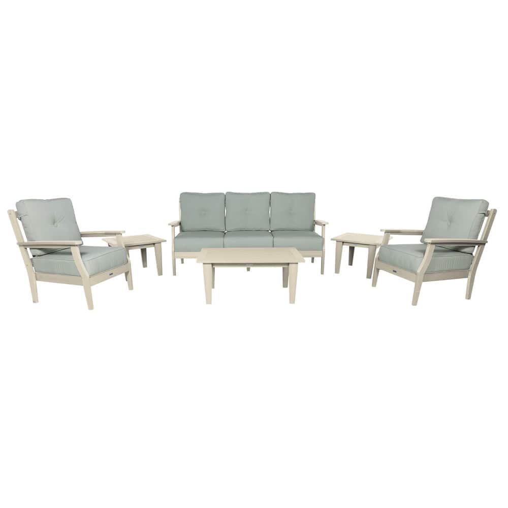 HIGHWOOD Lehigh 6-Piece Couch and Chair Deep Seating Set