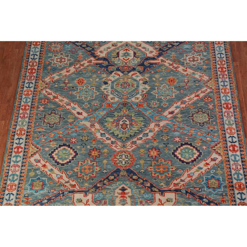 Oushak Oriental Area Rug Handmade Wool Carpet - 8'2" x 9'10"