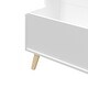 preview thumbnail 3 of 11, White Kids Toy Storage and Bookshelf Magazine Rack Cabinet Organizer - 26.77”L x 12.6”W x 36.61”H