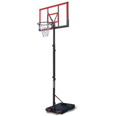 Use for Outdoor Height Adjustable 5.7 to 10ft Basketball Hoop