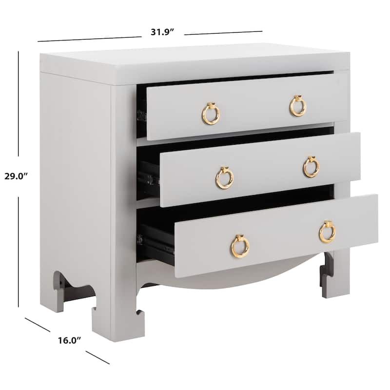 SAFAVIEH Alexina 3-Drawer Chest