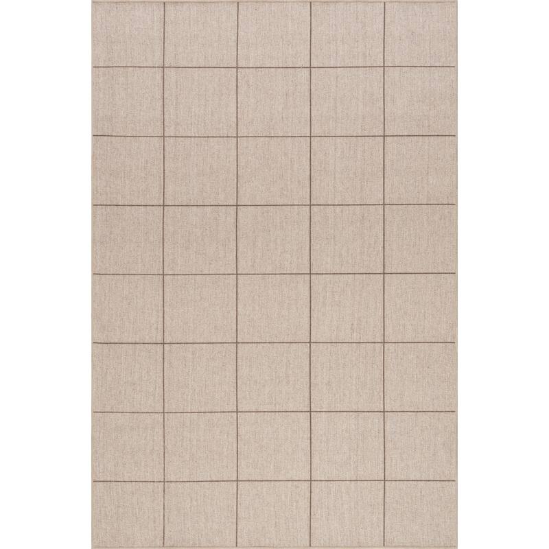 Nuloom Calandra Checkered Machine Washable Area Rug